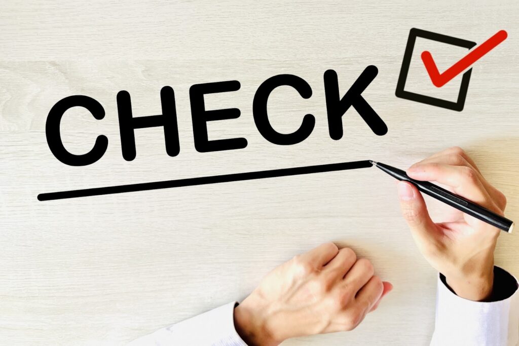 チェック